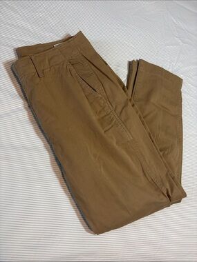 GAP women's Khaki Straight Chinos - Brown Tan